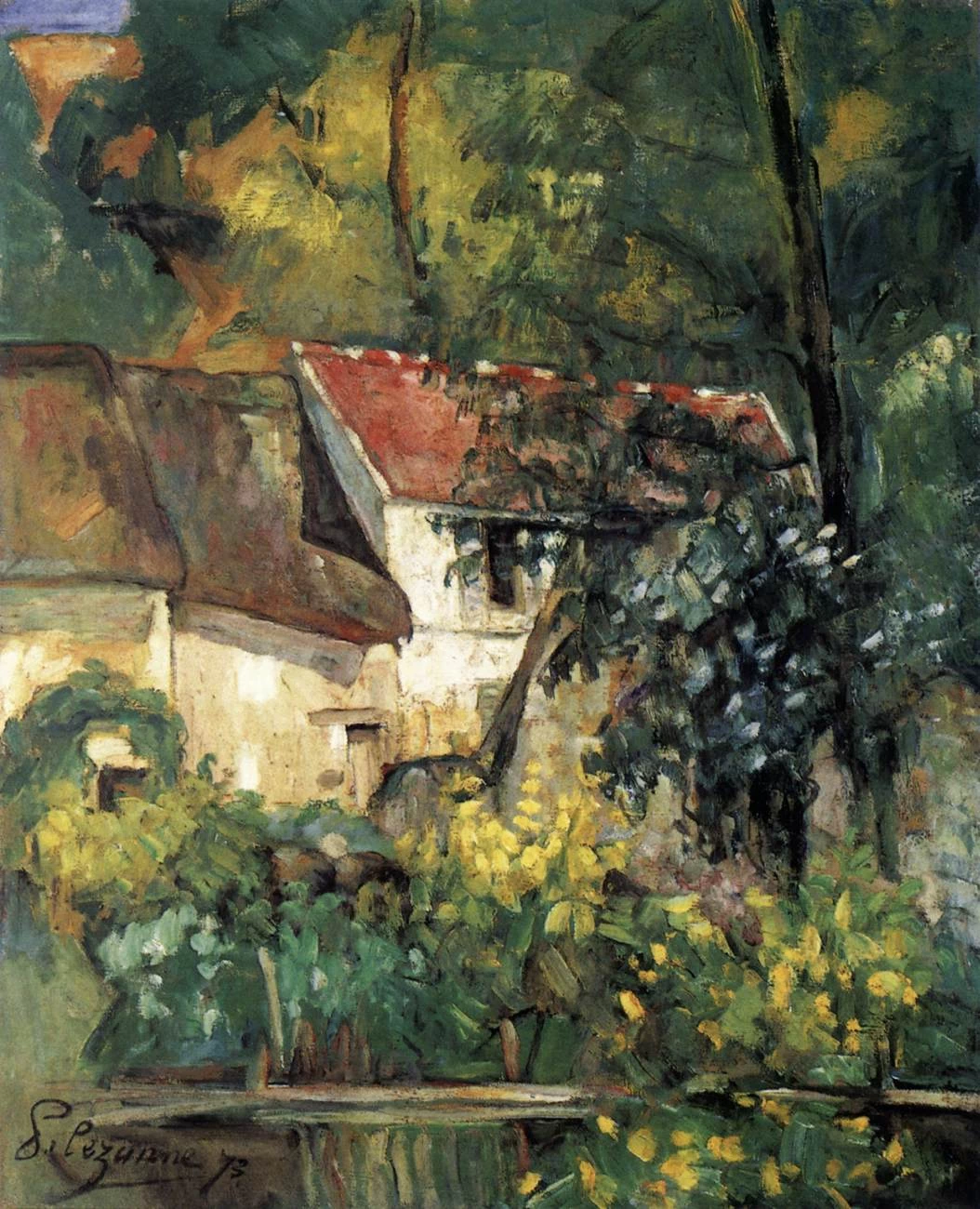 La casa di Père Lacroix ad Auvers, 1873 - National Gallery of Art, Washington